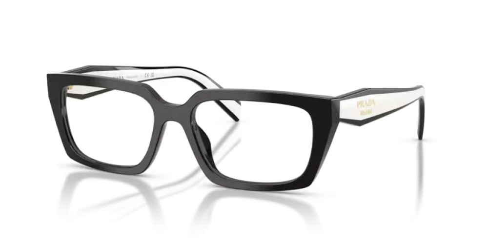PRADA PR D05V - 20G1O1 - 53 Brillenfassungen Schwarz Rechteck
