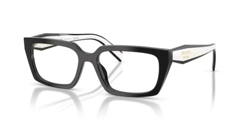 PRADA PR D05V - 20G1O1 - 53 Brillenfassungen Schwarz Rechteck