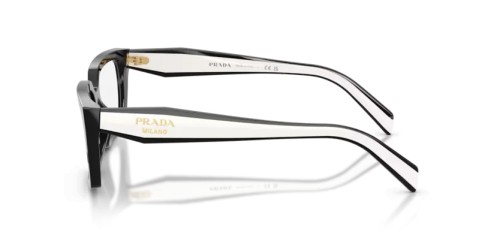 PRADA PR D05V - 20G1O1 - 53 Brillenfassungen Schwarz Rechteck
