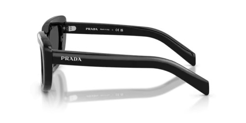 PRADA PR D07S - 16K08Z - 53 Sonnenbrillen Schwarz Rechteck