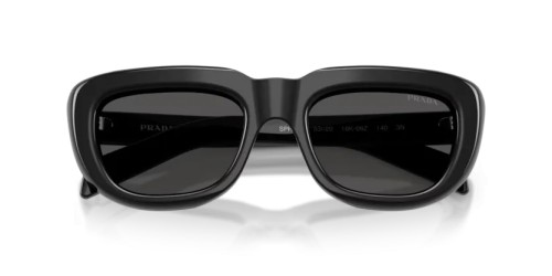PRADA PR D07S - 16K08Z - 53 Sonnenbrillen Schwarz Rechteck