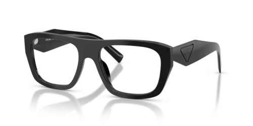 PRADA PR D07VU - 16K1O1 - 52 Brillenfassungen Schwarz Rechteck