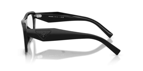 PRADA PR D07VU - 16K1O1 - 52 Brillenfassungen Schwarz Rechteck