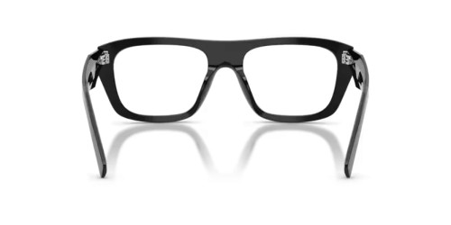 PRADA PR D07VU - 16K1O1 - 52 Brillenfassungen Schwarz Rechteck