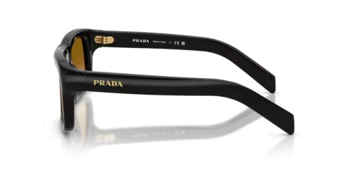 PRADA PR D11S - 16K10X - 54 Sonnenbrillen Schwarz Rechteck