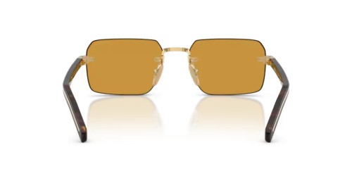 PRADA PR D55S - 5AK50P - 55 Sonnenbrillen Gold Rechteck