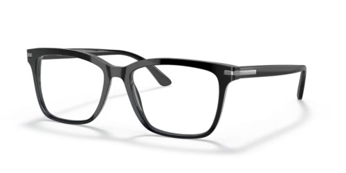 PRADA PR 14WV - 1AB1O1 - 56 Brillenfassungen Schwarz Rechteck
