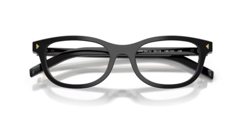PRADA PR D01VU - 16K1O1 - 52 Brillenfassungen Schwarz Oval