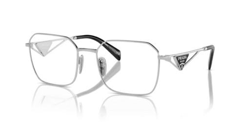 PRADA PR A51V - 1BC1O1 - 55 Brillenfassungen Silber
