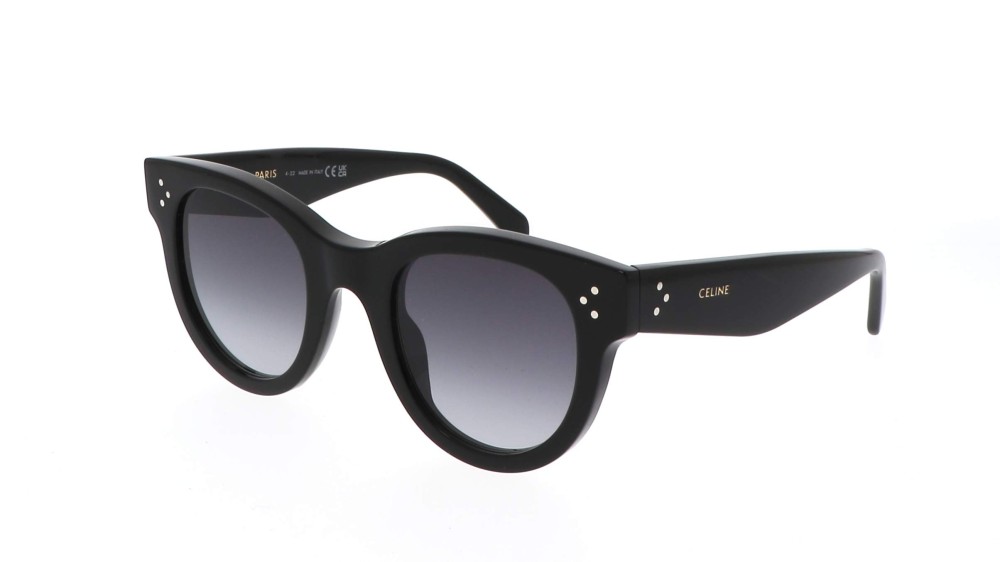 Celine CL4003IN - 01B - 48 Sonnenbrillen Schwarz Rund