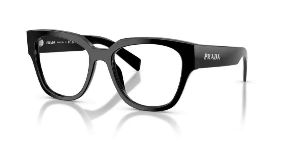 PRADA PR C06V - 16K1O1 - 52 Brillenfassungen Schwarz Oval