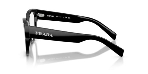 PRADA PR C06V - 16K1O1 - 52 Brillenfassungen Schwarz Oval
