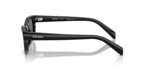 PRADA PR C08S - 16K90T - 50 - MIT POLARISIERTEN GLÄSERN Sonnenbrillen Schwarz Cat Eye