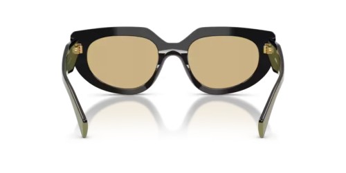 PRADA PR D02S - 03K10R - 53 Sonnenbrillen Schwarz Oval