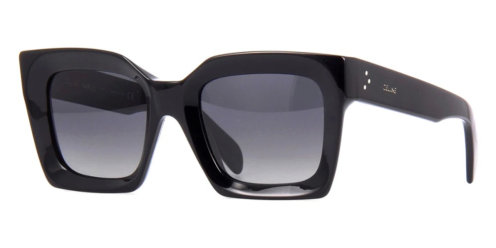 Celine CL40130I - 01D - 51 - MIT POLARISIERTEN GLÄSERN Sonnenbrillen Schwarz Eckig