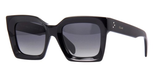 Celine CL40130I - 01D - 51 - MIT POLARISIERTEN GLÄSERN Sonnenbrillen Schwarz Eckig