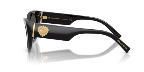 DOLCE & GABBANA DG4536 - 501/87 - 55 Sonnenbrillen Schwarz Cat Eye