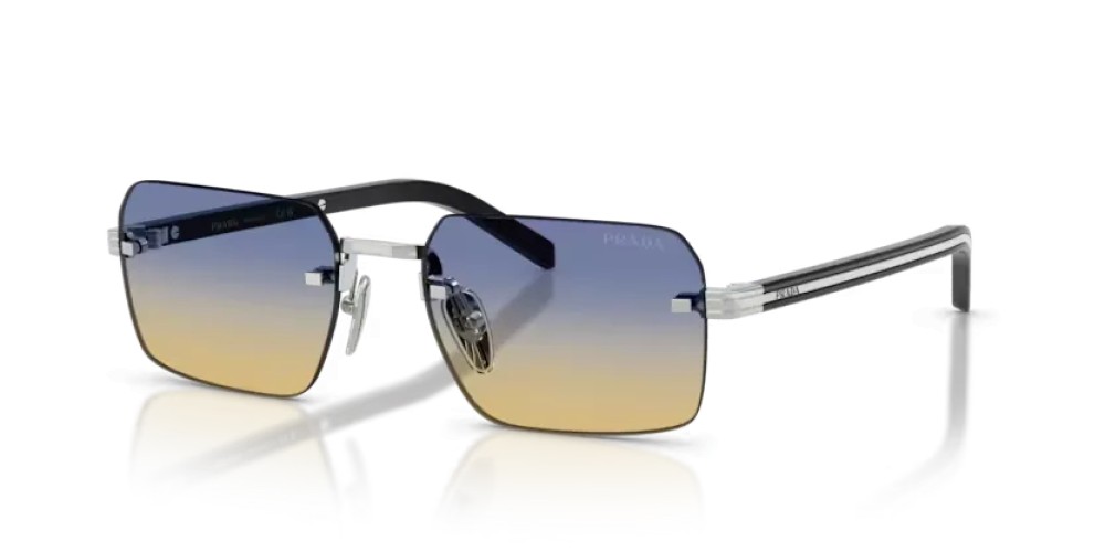 PRADA PR D55S - 1BC50E - 55 Sonnenbrillen Silber Rechteck