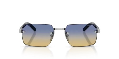 PRADA PR D55S - 1BC50E - 55 Sonnenbrillen Silber Rechteck