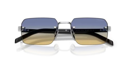 PRADA PR D55S - 1BC50E - 55 Sonnenbrillen Silber Rechteck