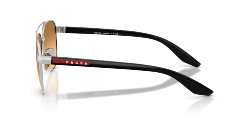 Prada Linea Rossa PS A52S - 1BC40Z - 58 Sonnenbrillen Silber Pilot (Aviator)