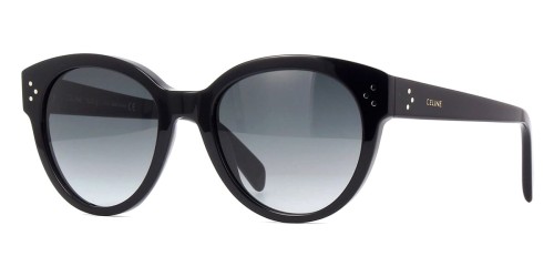 Celine CL40169I - 01B - 54 Sonnenbrillen Schwarz Rund