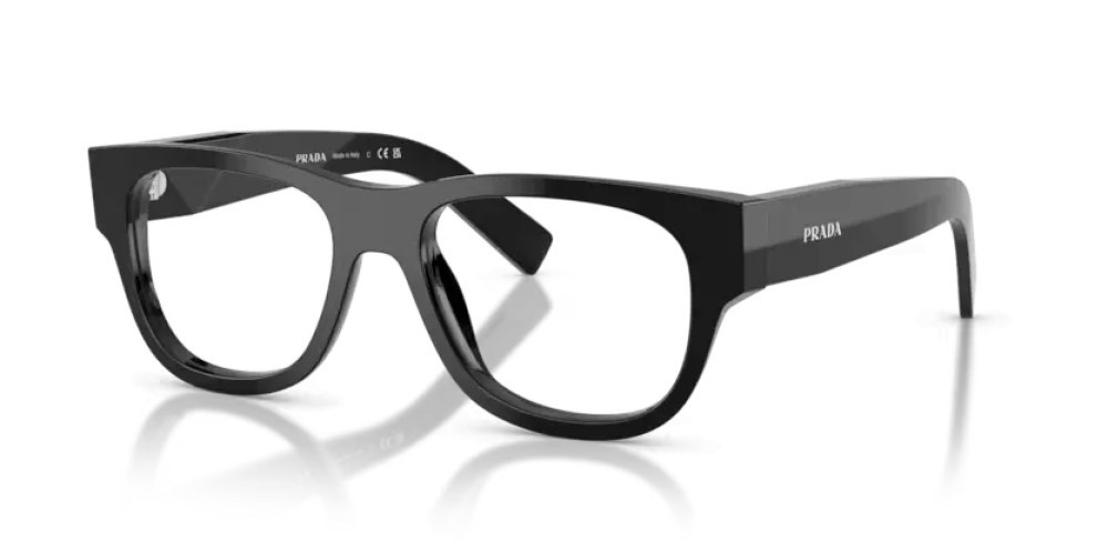 PRADA PR D08VU - 16K1O1 - 53 Brillenfassungen Schwarz Eckig