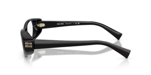 MIU MIU MU 03ZV - 16K1O1 - 55 Brillenfassungen Schwarz Oval