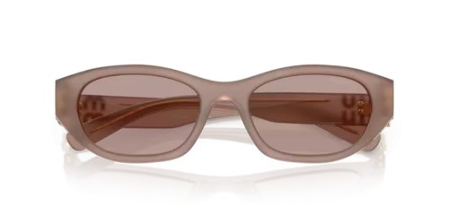MIU MIU MU A03S - 28L20I - 53 Sonnenbrillen Grau Unregelmäßig