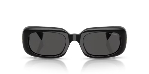 MIU MIU MU B13S - 16K08Z - 52 Sonnenbrillen Schwarz Rechteck
