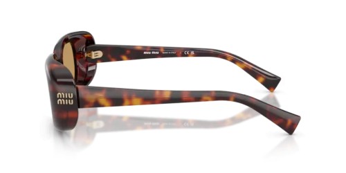 MIU MIU MU B13S - 27L10Y - 52 Sonnenbrillen Havanna Rechteck