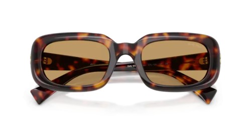 MIU MIU MU B13S - 27L10Y - 52 Sonnenbrillen Havanna Rechteck