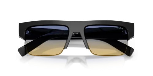 PRADA PR D12SU - 16K50E - 55 Sonnenbrillen Schwarz Rechteck