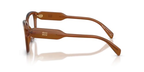 MIU MIU MU 02ZV - 22I1O1 - 53 Brillenfassungen Opalbraun Rechteck