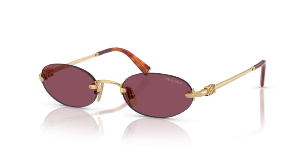 MIU MIU 0MU A54S - 5AK20Y - 51 Sonnenbrillen Gold Oval