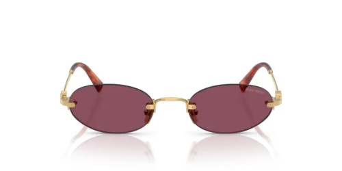 MIU MIU 0MU A54S - 5AK20Y - 51 Sonnenbrillen Gold Oval