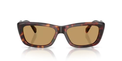 MIU MIU MU B12S - 27L10Y - 56 Sonnenbrillen Havanna Rechteck