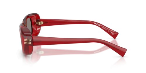 MIU MIU MU B13S - 23M80Q - 52 Sonnenbrillen Burgunder Rechteck