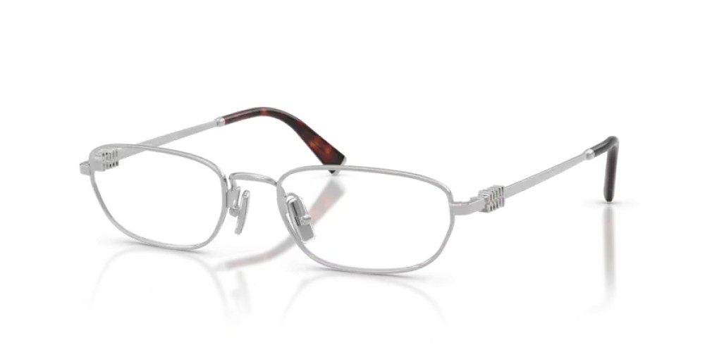 MIU MIU MU 52ZV - 1BC1O1 - 53 Brillenfassungen Silber Unregelmäßig