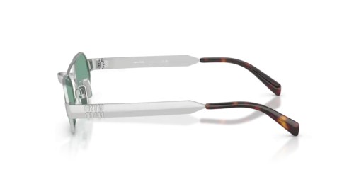 MIU MIU MU B52S - 21M40Y - 52 Sonnenbrillen Altsilber Oval