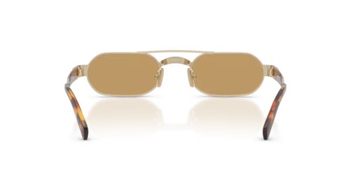 MIU MIU MU B52S - 22M10Y - 52 Sonnenbrillen Altgold Oval