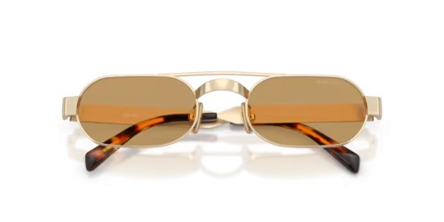 MIU MIU MU B52S - 22M10Y - 52 Sonnenbrillen Altgold Oval