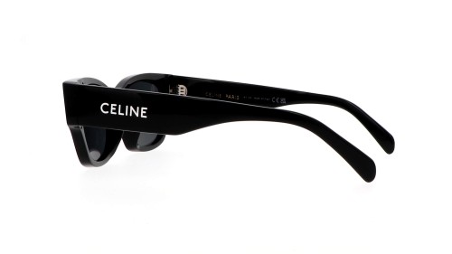 Celine CL40197U L - 01A - 54 Sonnenbrillen Schwarz Eckig