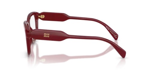 MIU MIU MU 02ZV - 21I1O1 - 53 Brillenfassungen Opalrot Rechteck