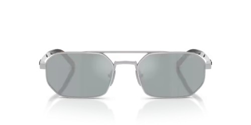 PRADA PR D53S - 1BC40X - 55 Sonnenbrillen Silber Unregelmäßig