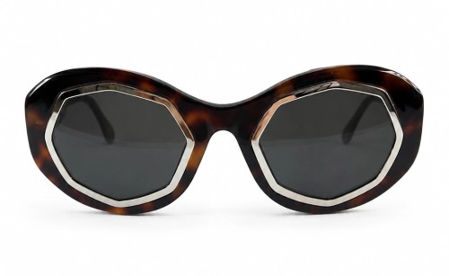 Marni P6P Marni Mount Bromo - 55 Sonnenbrillen Havanna Oval