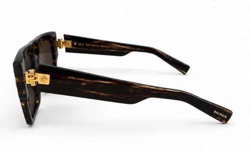 Balmain BPS-100 B-I - B - 56 Sonnenbrillen Havanna Quadratisch