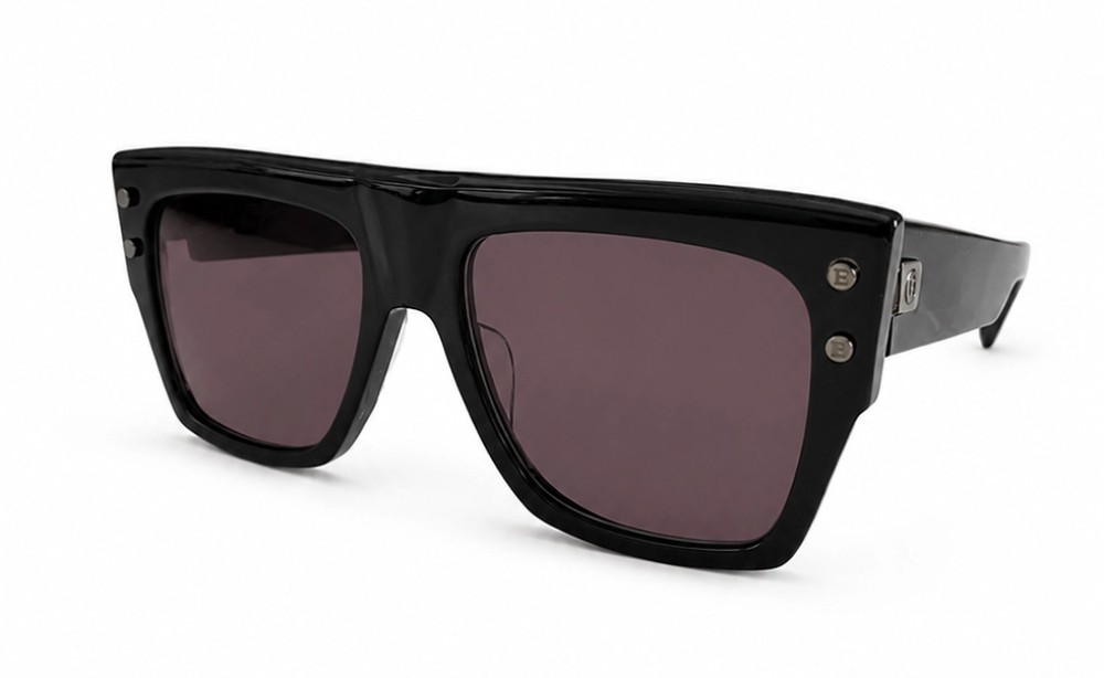Balmain BPS-100 B-I - C - 56 Sonnenbrillen Schwarz Quadratisch