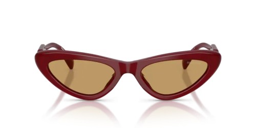 MIU MIU MU B11SU - 21I10Y - 55 Sonnenbrillen Opal Burgunderrot Cat Eye