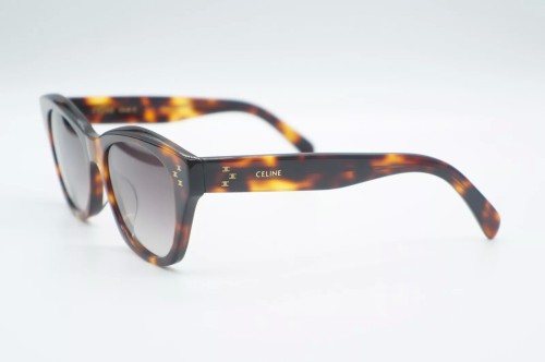 Celine CL40217U - 53K - 55 Sonnenbrillen Havanna Kissenform (Abgerundet)